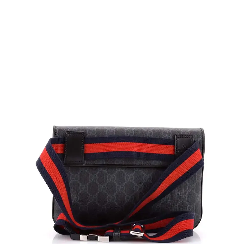 Gucci Web Flap Belt Bag Gg Coated #235033G88B - Picture 3 of 7